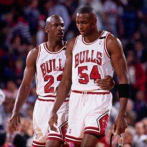 The Last Dance: Michael Jordan e Horace Grant in un'immagine dalla docuserie Netflix