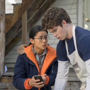 L'altra metà: Leah Lewis, Daniel Diemer in una scena del film