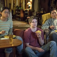 L'altra metà: Leah Lewis, Daniel Diemer, Collin Chou in  una scena del film