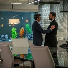 Diavoli: Alessandro Borghi e Patrick Dempsey nel sesto episodio della serie Sky