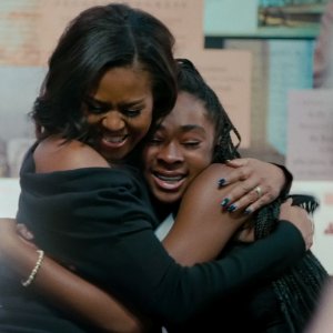 Becoming -  La Mia Storia: Michelle Obama in in una sequenza