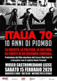 Locandina di Italia '70  - 10 anni di piombo