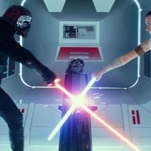 Star Wars: L'ascesa di Skywalker, una scena con Adam Driver e Daisy Ridley