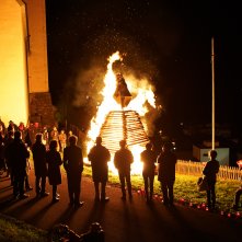 Curon: una foto al set della serie Netflix