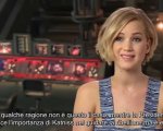 Hunger Games: Il canto della rivolta - Parte 1, Jennifer Lawrence e i baci all'aglio sul set
