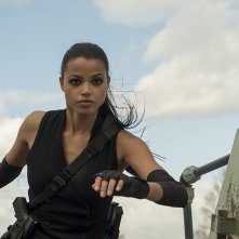 Charlie's Angels: Ella Balinska in una scena del film