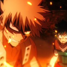 My Hero Academia -  The Movie 2: Heroes Rising, una scena del film anime
