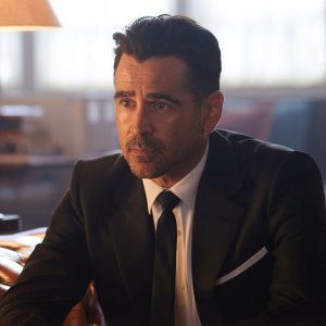 Artemis Fowl: Colin Farrell in una scena del film
