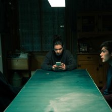 Curon: Valeria Bilello, Federico Russo e Margherita Morchio in una scena della serie Netflix