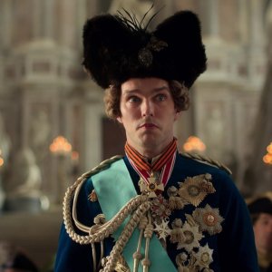 The Great: Nicholas Hoult in una scena