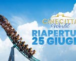 Cinecittà World riapre da oggi: divertimento in sicurezza e un cinema volante