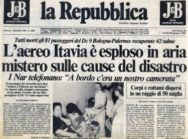 Strage Di Ustica La Repubblica