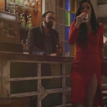 Kill Chain - Uccisioni a catena: Nicolas Cage e Anabelle Acosta in una scena del film