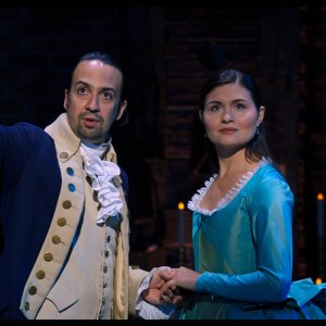 Hamilton: una scena del musical