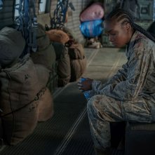 The Old Guard: KiKi Layne durante una scena del film