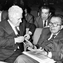 Giulio Andreotti con Salvo Lima