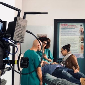 Ammèn: un'immagine sul set