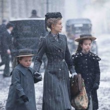 Radioactive: Rosamund Pike in un frame del film