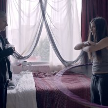 50 Or Two Whales Meet at the Beach: una scena del film