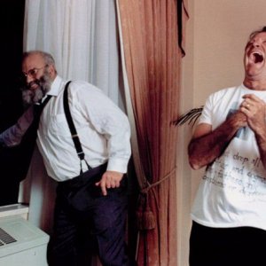 Il dottor Oliver Sacks con Robin Williams