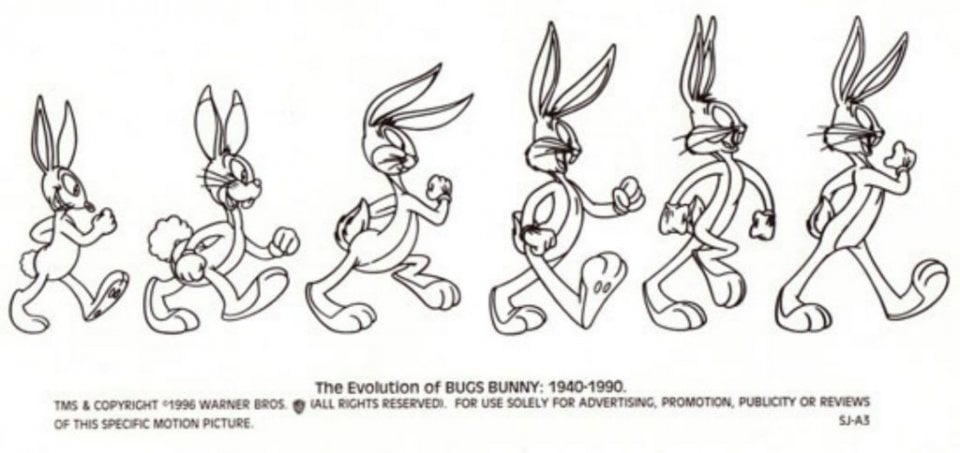 Bugs Bunny Evoluzione