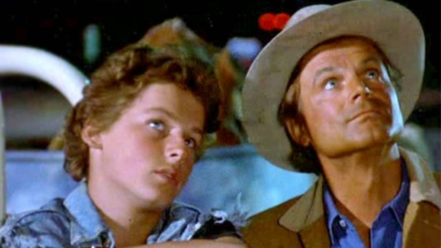 Terence Hill con uno dei figli