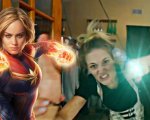 Captain Marvel: la controfigura di Brie Larson combatte in un video epico