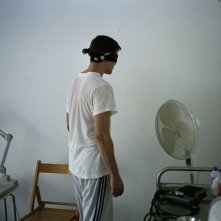 Dogtooth: Hristos Passalis in una scena del film