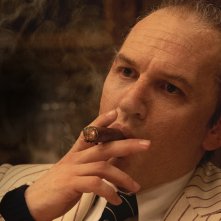 Al Capone: Tom Hardy in un primo piano