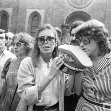 Rita Dalla Chiesa ai funerali di suo padre, il generale Carlo Alberto Dalla Chiesa, nel 1982