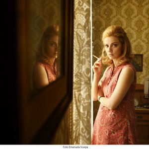 Padrenostro: Barbara Ronchi in una scena del film