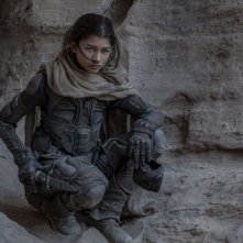 Dune: Zendaya durante una scena