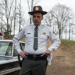 Le strade del male: Sebastian Stan in una scena del film