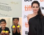 Angelina Jolie ha fatto una 'generosa donazione' a due bambini che vendono limonate (VIDEO)