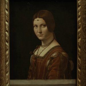 Una notte al Louvre: Leonardo da Vinci, una foto del film