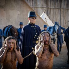 Waiting for the Barbarians: Johnny Depp in una scena drammatica