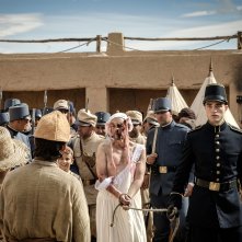 Waiting for the Barbarians: una scena del film con Robert Pattinson