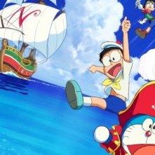 Doraemon il film - Nobita e l'isola del tesoro: una sequenza del film