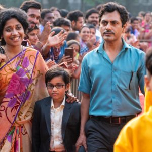 Serious Men: una scena del film