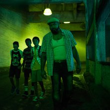 Vampires Vs. The Bronx: Jaden Michael, Gregory Diaz IV, Gerald Jones III durante una scena del film