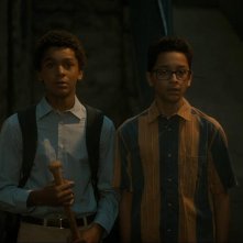 Vampires Vs. The Bronx: Jaden Michael, Coco Jones, Gregory Diaz IV, Gerald Jones III in una scena del film