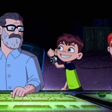 Ben 10 Il Film - Minaccia alla Terra: una scena del film animato