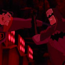 Superman: Red Son, una scena del film d'animazione