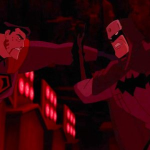 Superman: Red Son, una scena del film d'animazione
