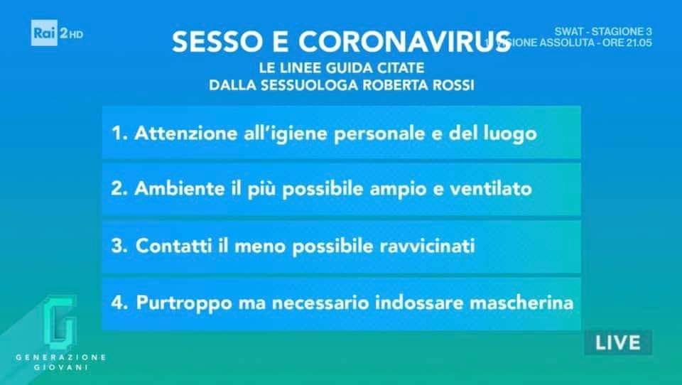 Sesso Coronavirus