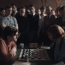 La regina degli scacchi: una foto di scena