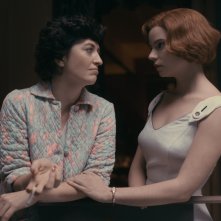 La regina degli scacchi: Anya Taylor-Joy in una scena della serie