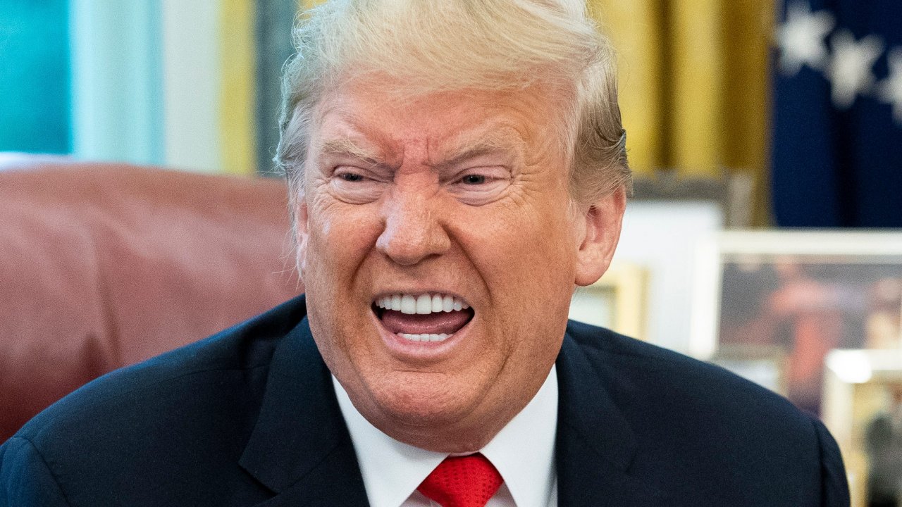 Primo piano di Donald Trump