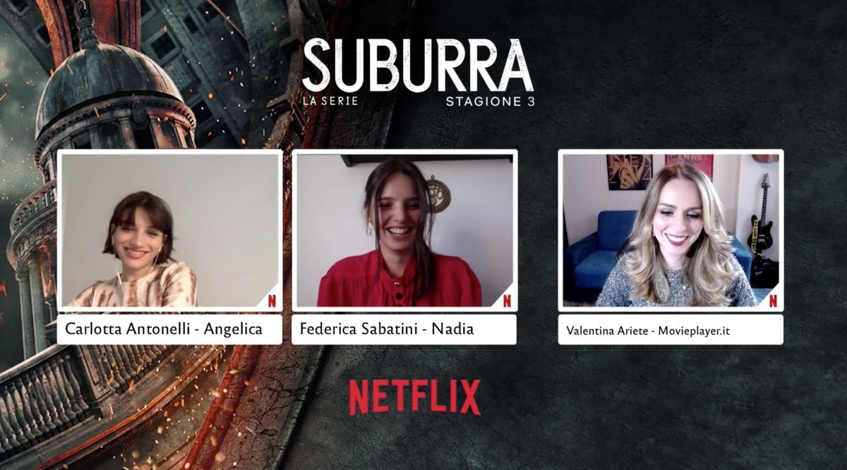 Suburra 3, video intervista a Carlotta Antonelli e Federica Sabatini -  Movieplayer.it