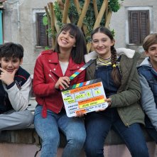 I Cavalieri di Castelcorvo: I protagonisti durante le riprese